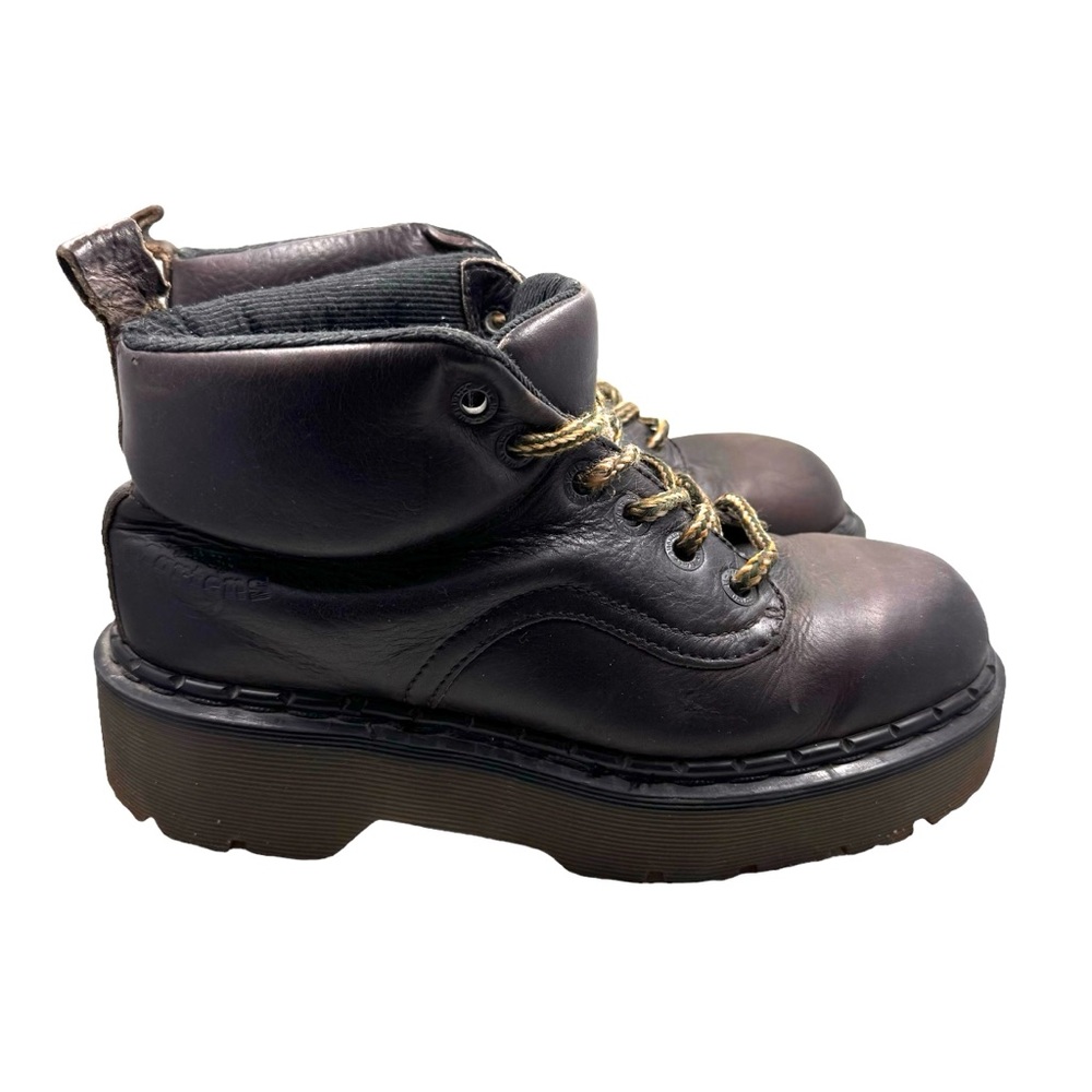 Dr. Martens Vintage 8315 MIE Made in England Envy Brown Platform Boots Size UK 6